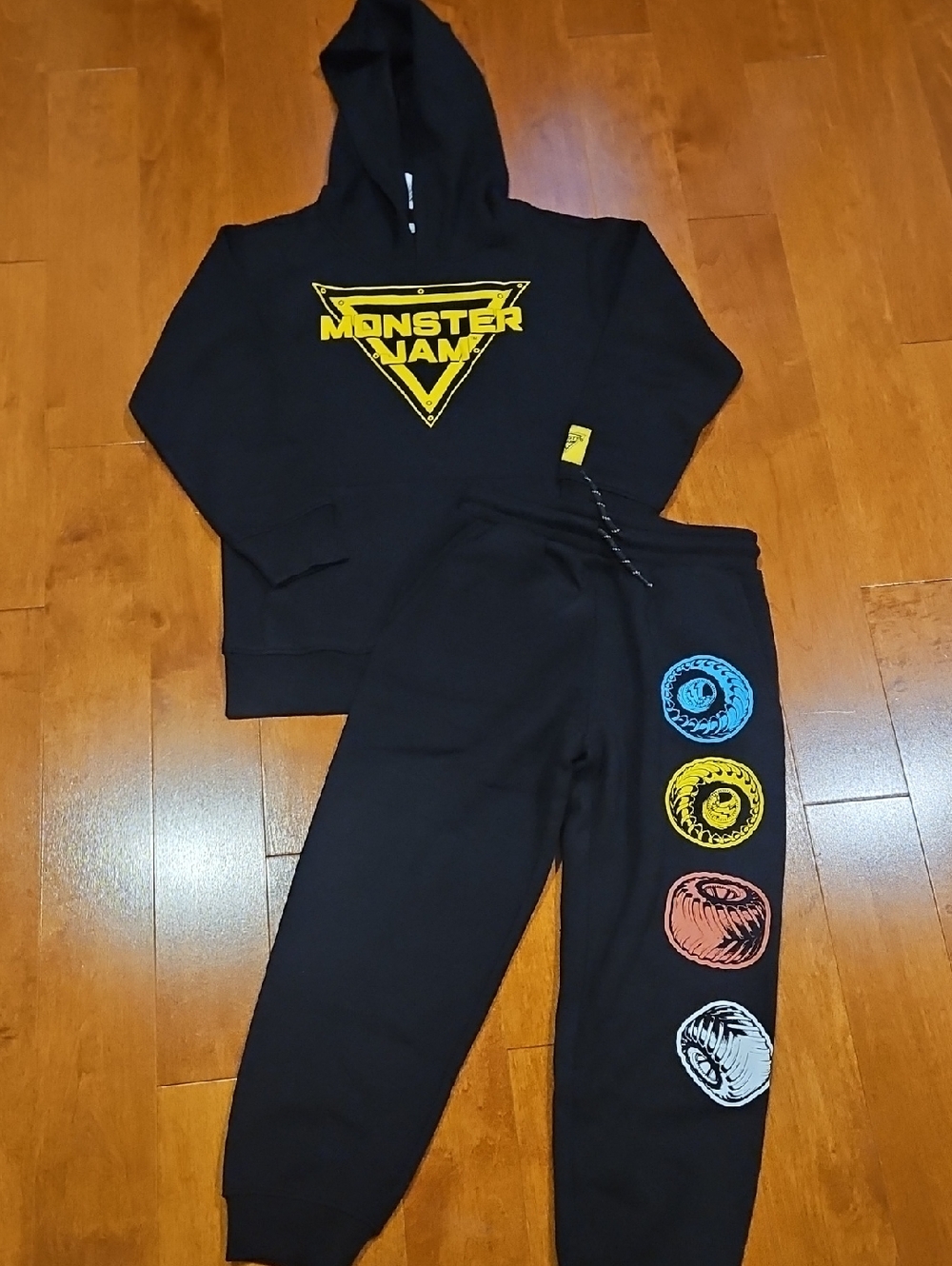 Nwt Monster Jam Hoodie & Sweatpants Set